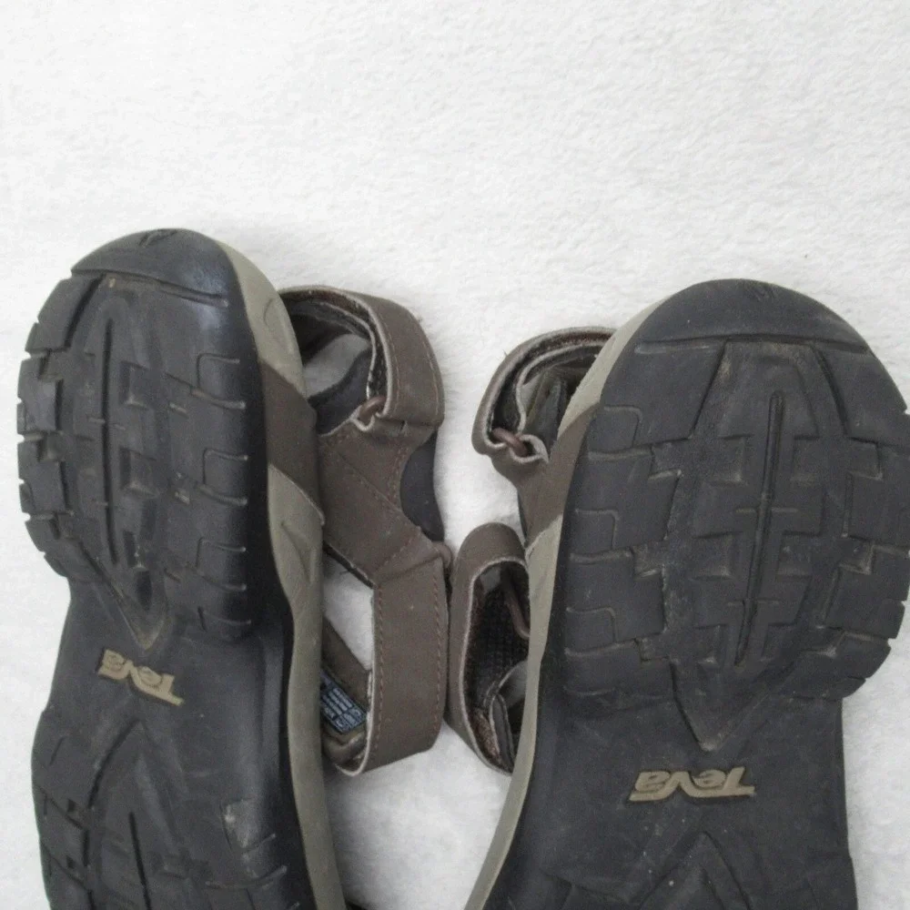 Teva Meacham Sandal Mens 12 Brown Adjustable Strap Outdoor Comfort Hiking Casual